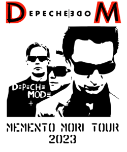 Depeche Mode Tour 2023 póló Red 